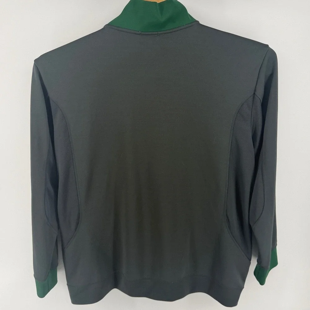 Nike Mens Dri-FIT Full Zip Track Jacket Dark Grey Green 473538-215 XXL - Picture 3 of 9